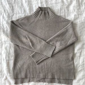 Everlane Waffle Mockneck Cashmere Sweater